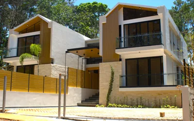 Frente completo de villas duplex modernas en Buena Vista, Jarabacoa - unidad A