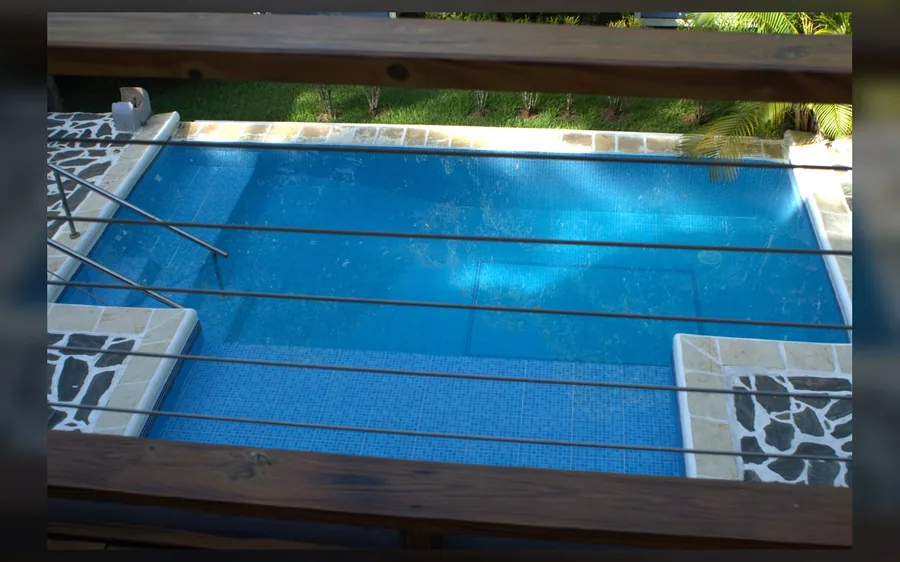 Piscina climatizada de villa amoblada en Buena Vista, Jarabacoa